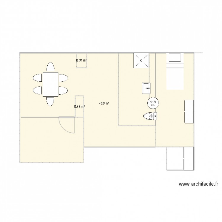 appart. Plan de 0 pièce et 0 m2
