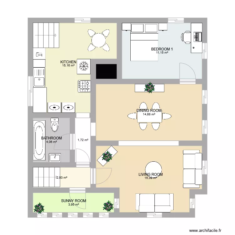 11 stanford terrace first floor. Plan de 