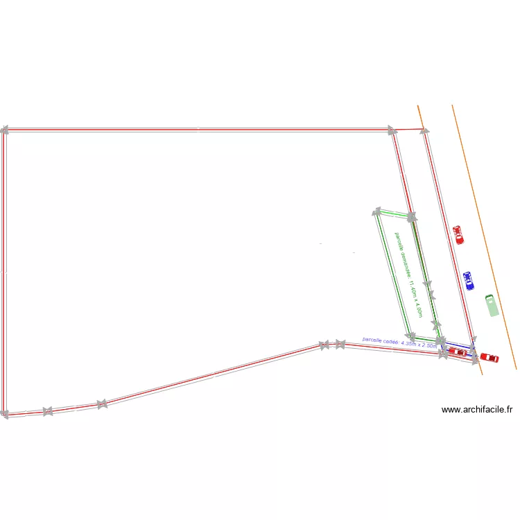 conversion de parcelles. Plan de conversion de parcelles. Plan de