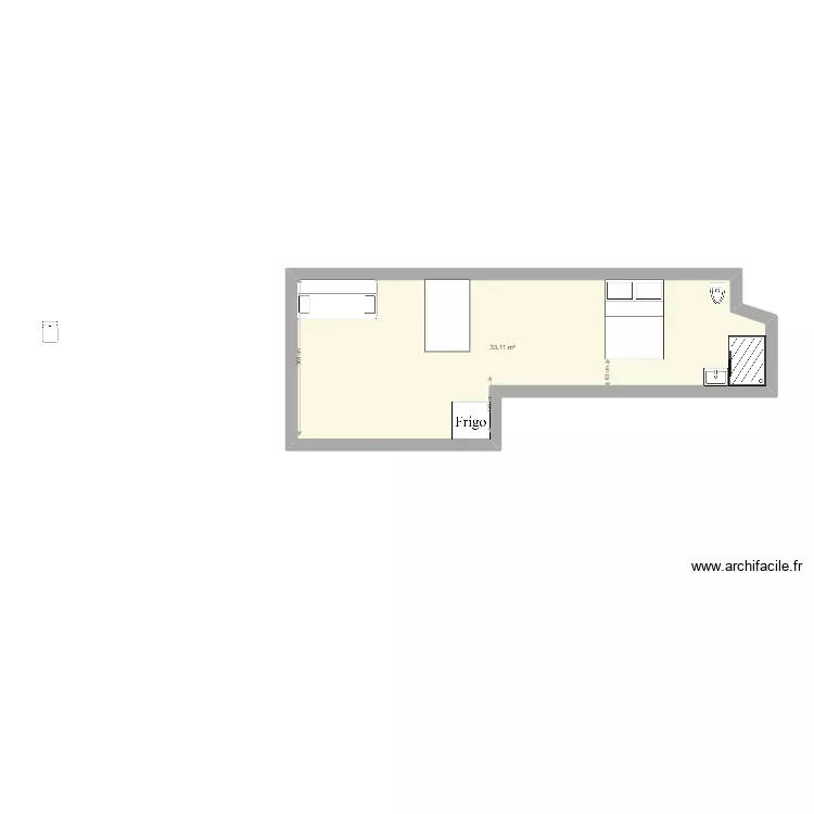 Loge 366bis. Plan de 