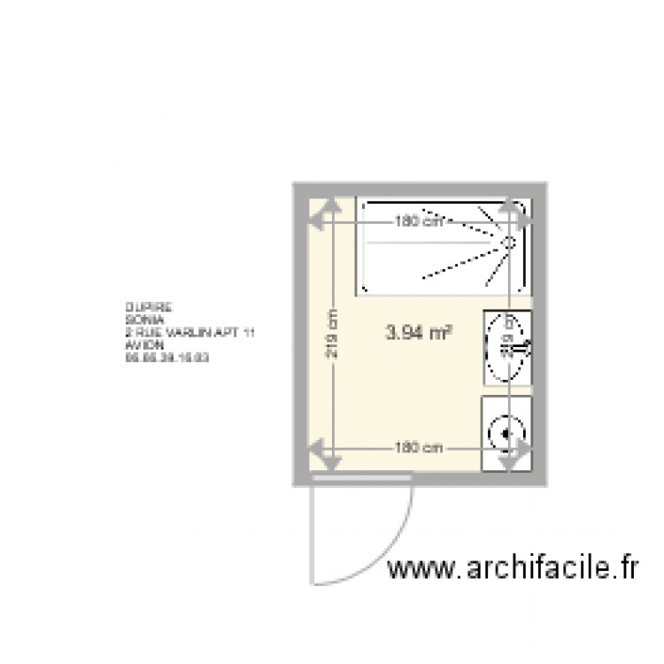 DUPIRE SONIA. Plan de 0 pièce et 0 m2