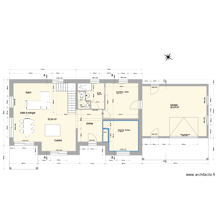 RDC V2. Plan de 0 pièce et 0 m2