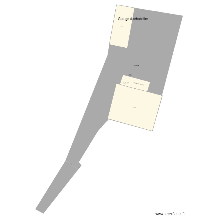 DP3. Plan de 3 pièces et 132 m2