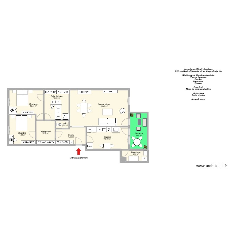 LAVOINE. Plan de 0 pièce et 0 m2