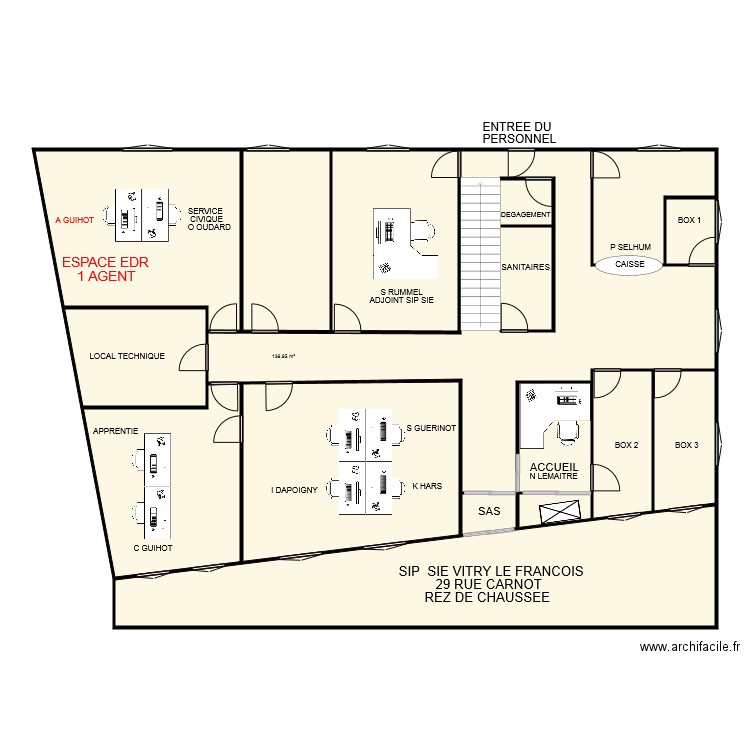 VITRY CARNOT. Plan de 0 pièce et 0 m2