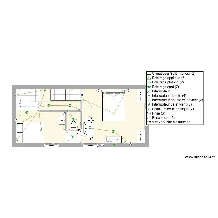 MAISON 1ER ETAGE. Plan de 