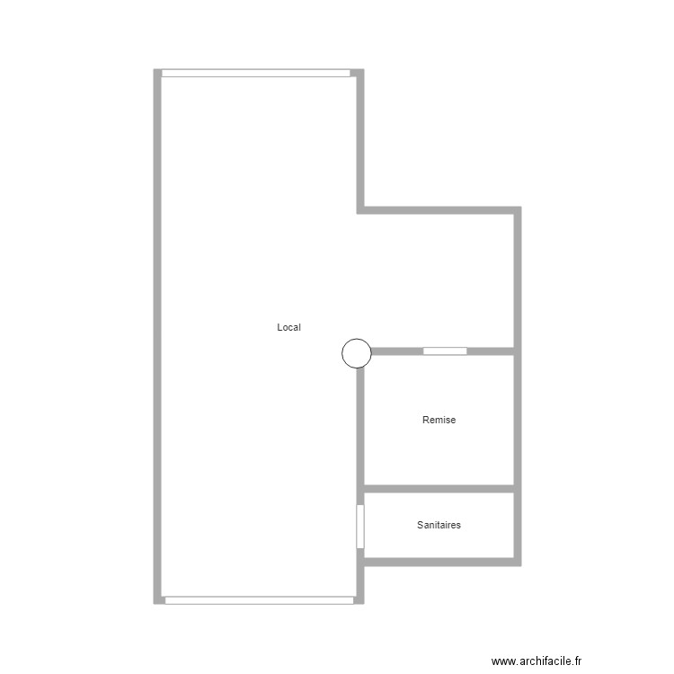 LOCAL HOUDUSSE. Plan de 0 pièce et 0 m2