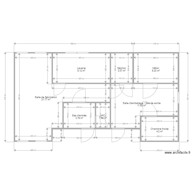 Fromagerie Masset V1. Plan de 0 pièce et 0 m2