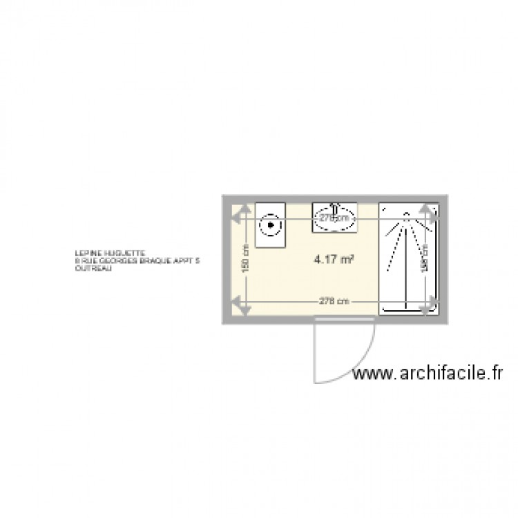 LEPINE HUGUETTE . Plan de 0 pièce et 0 m2