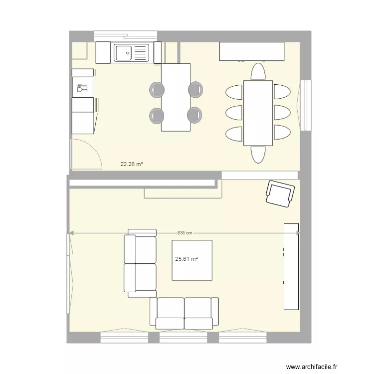 cuisine remy. Plan de 