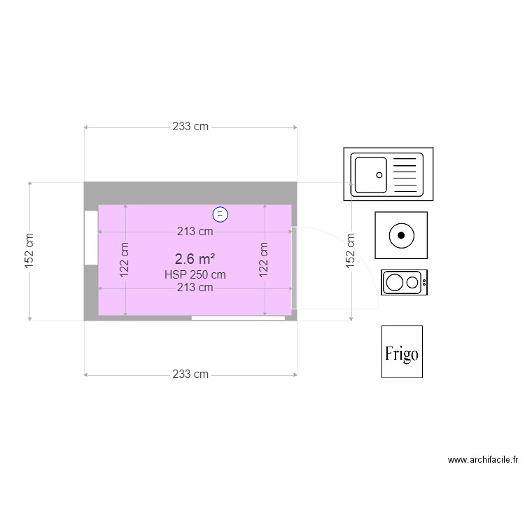 2019 12 15 Cuisine. Plan de 0 pièce et 0 m2