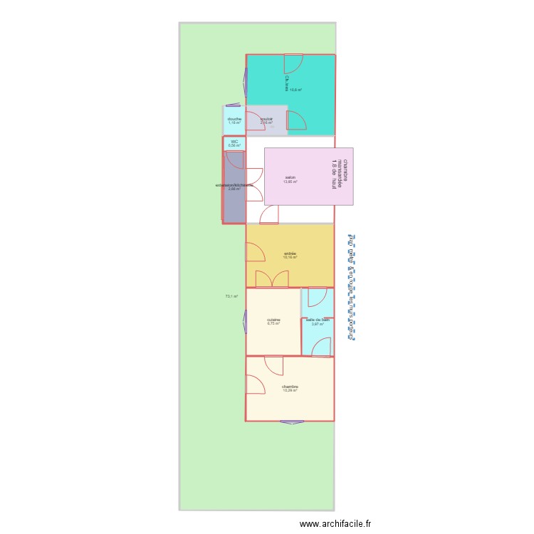 maison Bérengère. Plan de 0 pièce et 0 m2