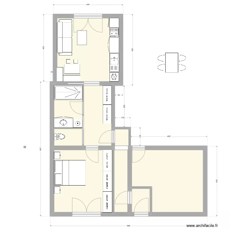 PLAN ROUFFIGNAC VERSION 4. Plan de PLAN ROUFFIGNAC VERSION 4. Plan de