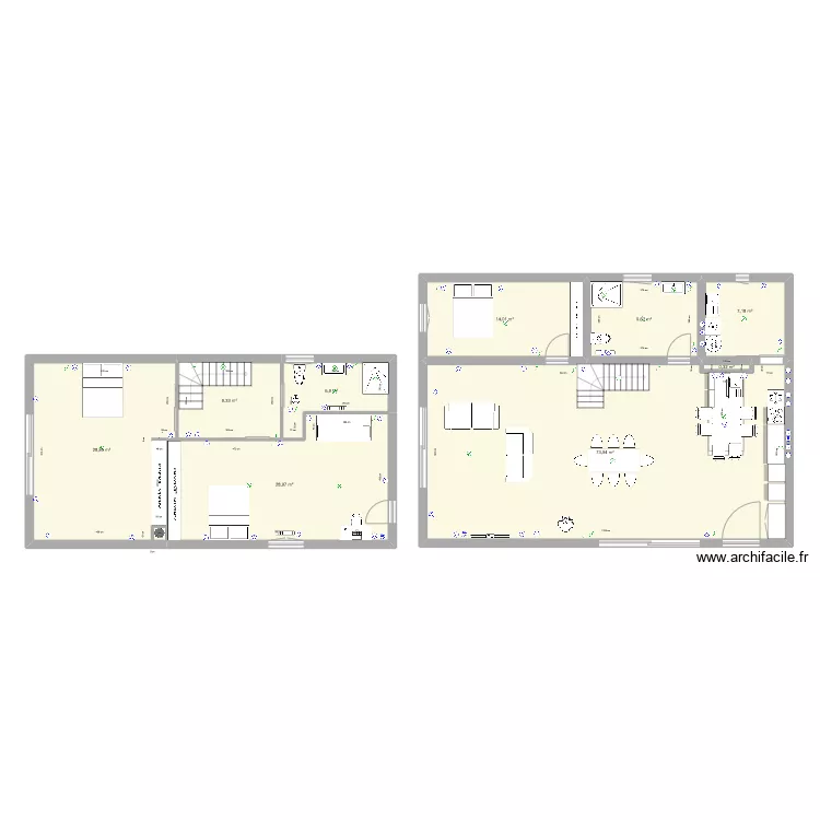 La Roussi&egrave;re. Plan de 