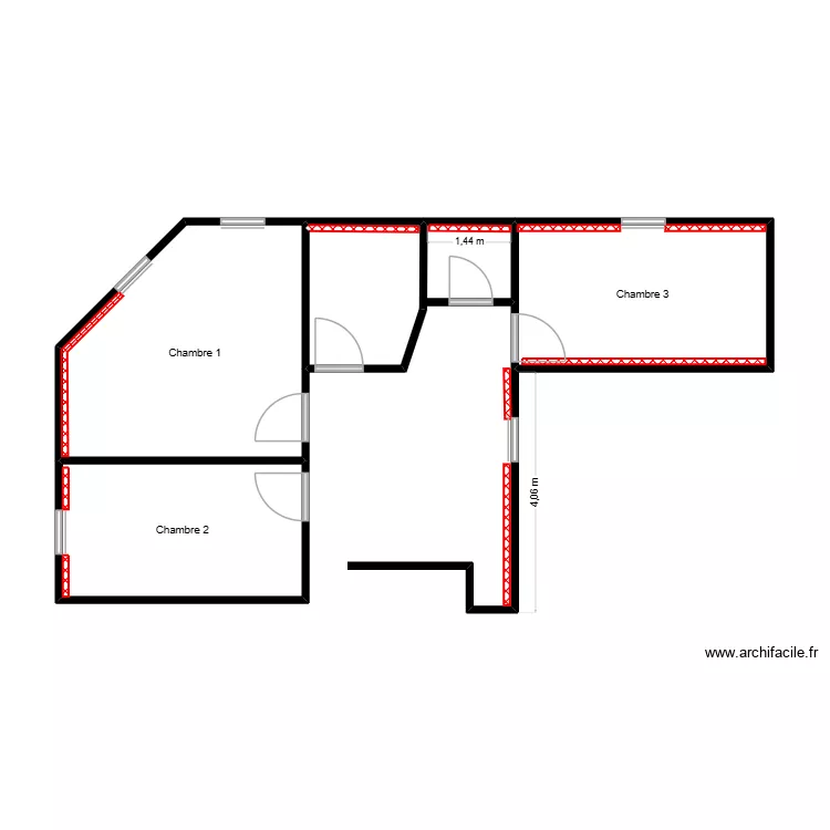 Moulouna R+2 Projet iso. Plan de 