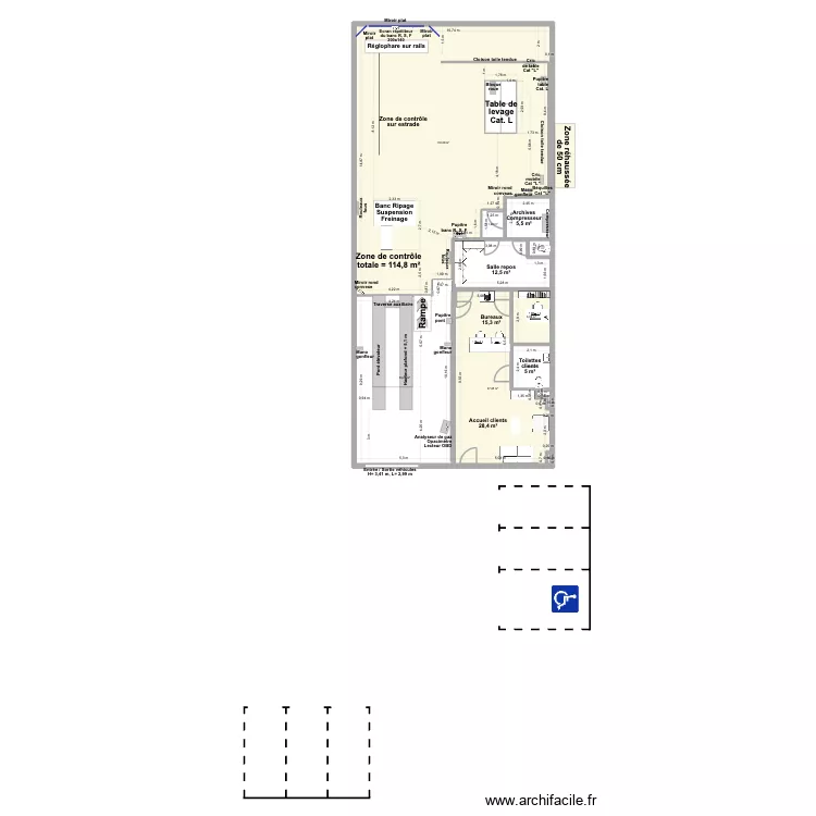 CCT mixte VL/CL MCT SEYNOD 74CTSE. Plan de 11 pièces et 254 m²