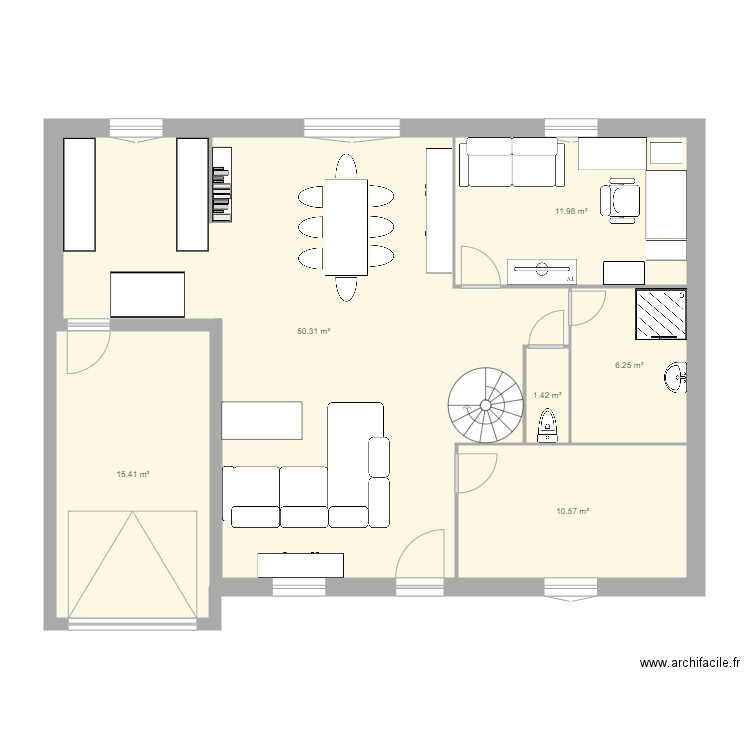 vaux 02. Plan de 0 pièce et 0 m2