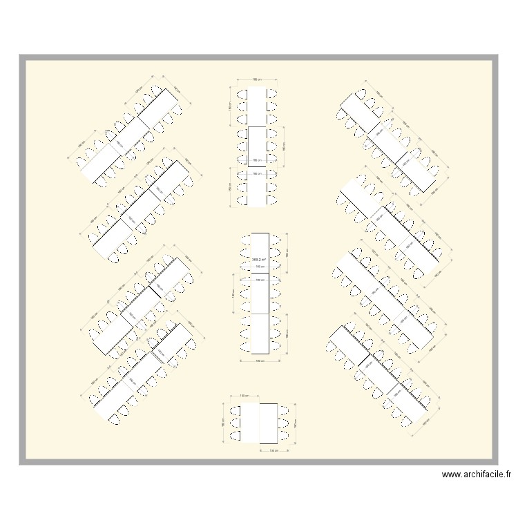 tables de 6 V. Plan de 0 pièce et 0 m2