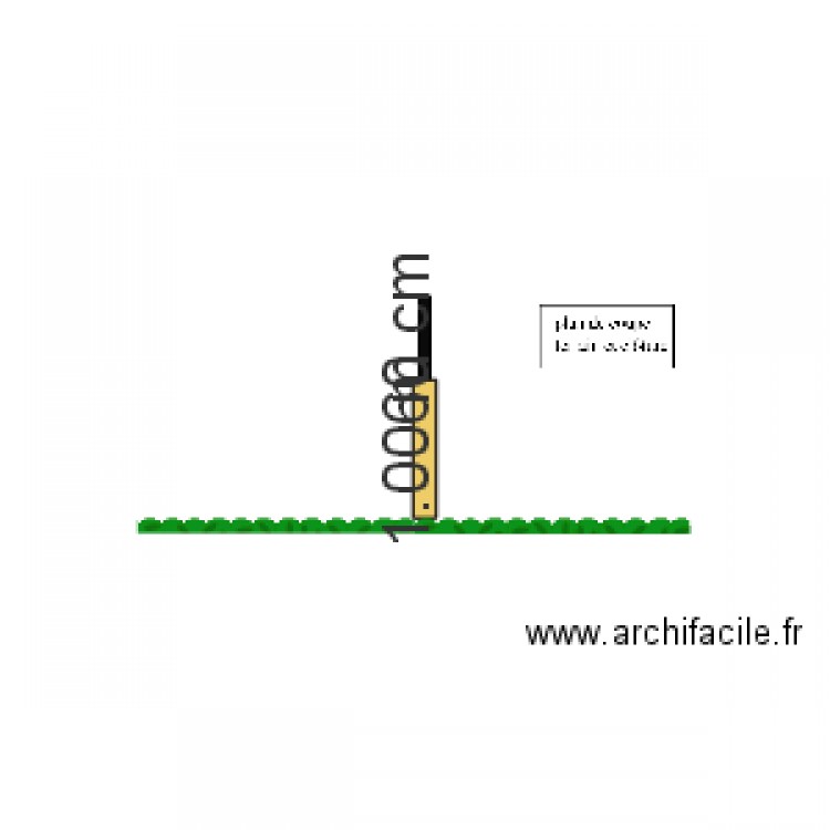 plan coupe cloture. Plan de 0 pièce et 0 m2