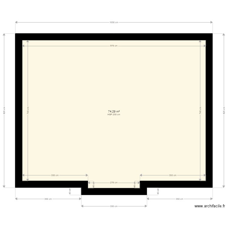 étage. Plan de 0 pièce et 0 m2