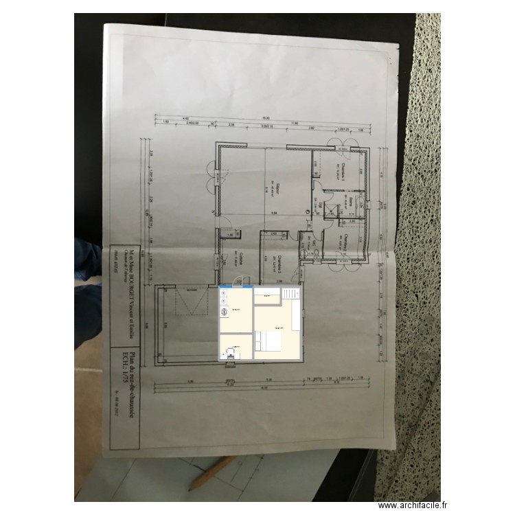 chambre. Plan de 0 pièce et 0 m2