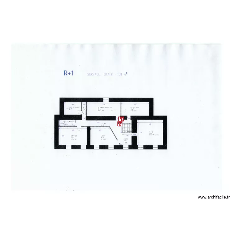 1er etage Kergo. Plan de 1er etage Kergo. Plan de