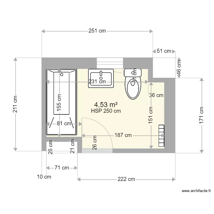 NOWOTNY plan de base salle de bain. Plan de 