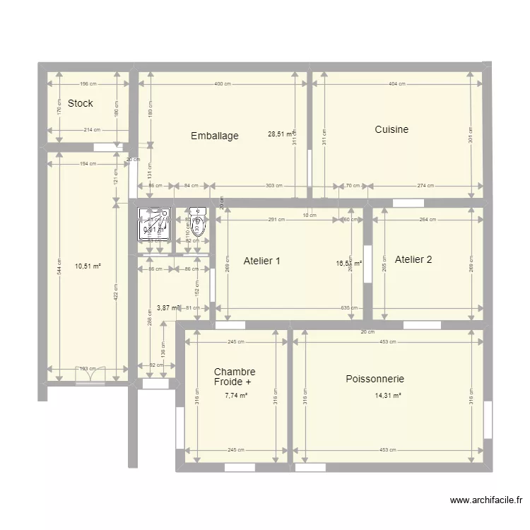 POISSONNERIE 3. Plan de POISSONNERIE 3. Plan de