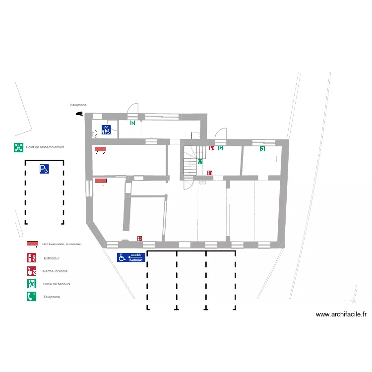 permis entr&eacute;e modifi&eacute;e avec s&eacute;curit&eacute;. Plan de 