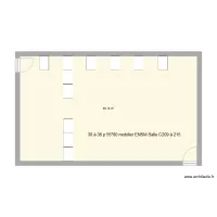 Salles enseignement classique R+2 C209 &agrave; 215 mobilier ENSM