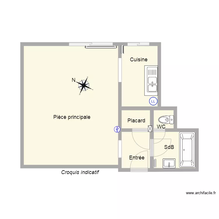 93 HBarbusse. Plan de 
