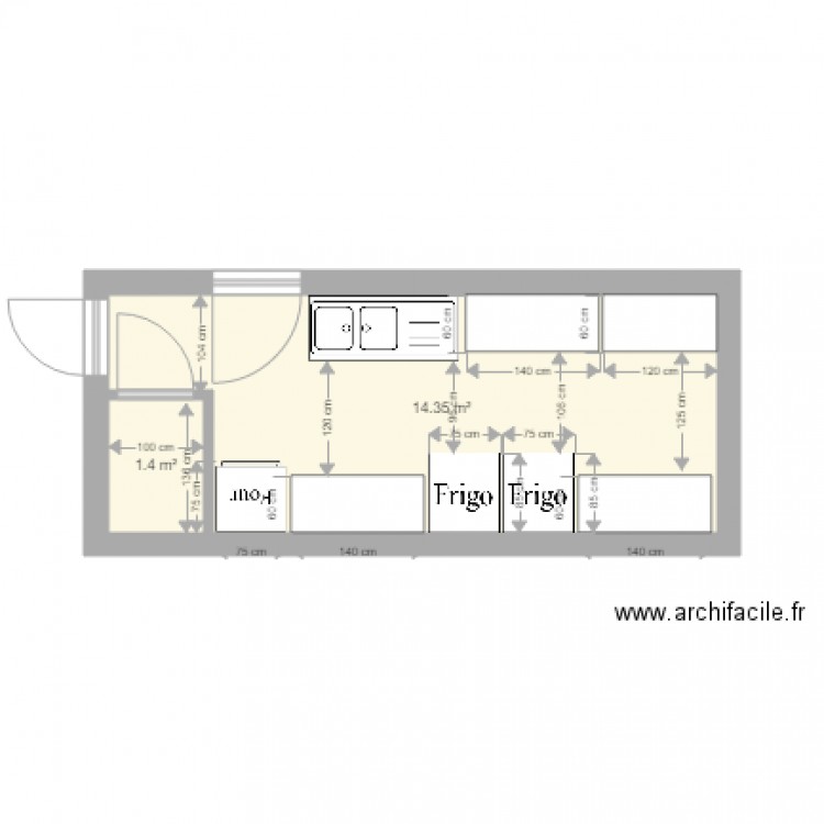 cuisine de PARENT 2. Plan de 0 pièce et 0 m2