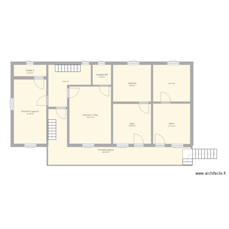 MAISON POUR J4 AFRIQUE dessus0. Plan de 0 pièce et 0 m2