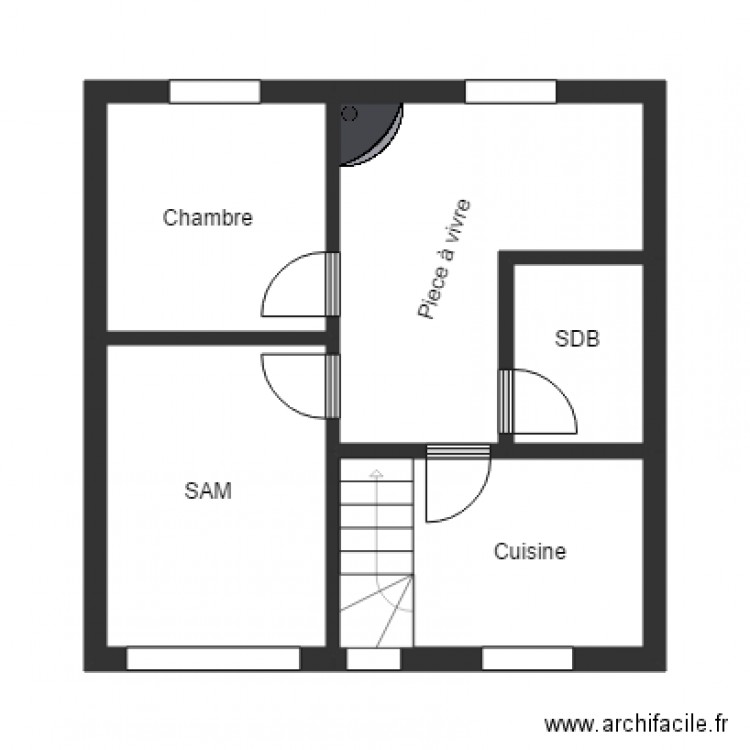 SAMMUT RDC. Plan de 0 pièce et 0 m2