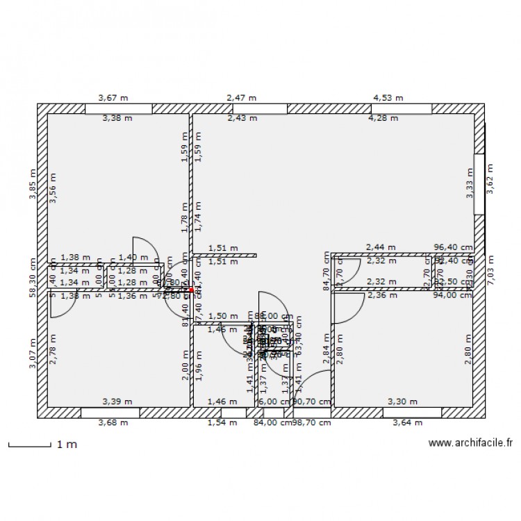 MAISON NOGENT travaux 2. Plan de 0 pièce et 0 m2