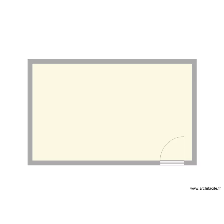 Brison C&eacute;line abri de jardin. Plan de 