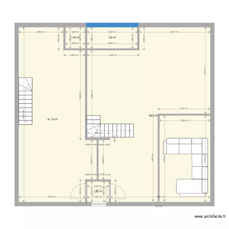 esserts rez. Plan de 