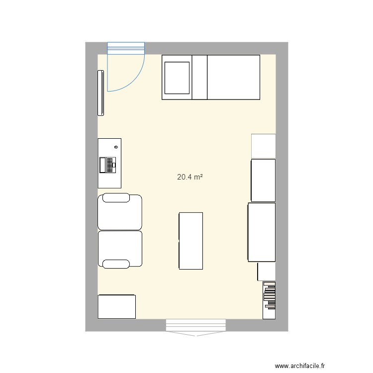 Ma chambre. Plan de 0 pièce et 0 m2