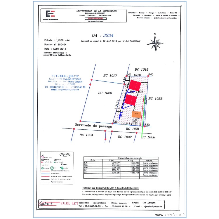 plan de masse nouveau. Plan de 0 pièce et 0 m2