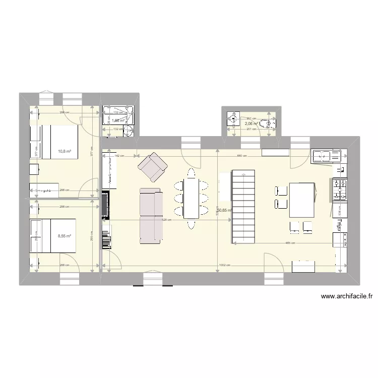 MAISON LAURE. Plan de 