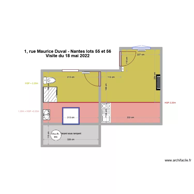 1 Maurice Duval. Plan de 