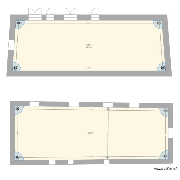MAISON. Plan de 0 pièce et 0 m2