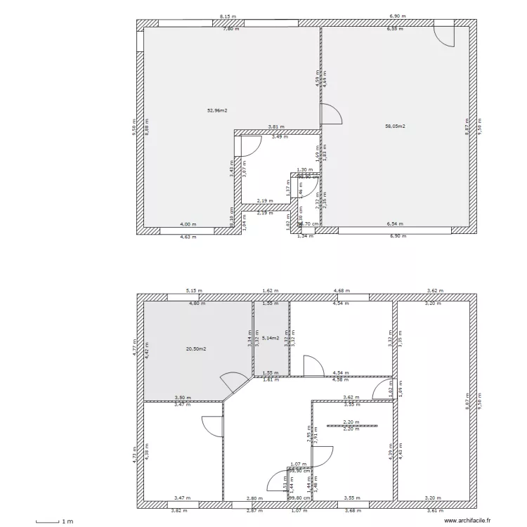 Maison R 1. Plan de Maison R 1. Plan de