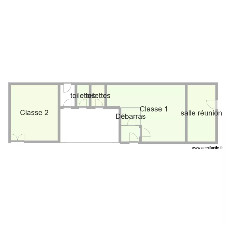 ecole Corberon. Plan de 