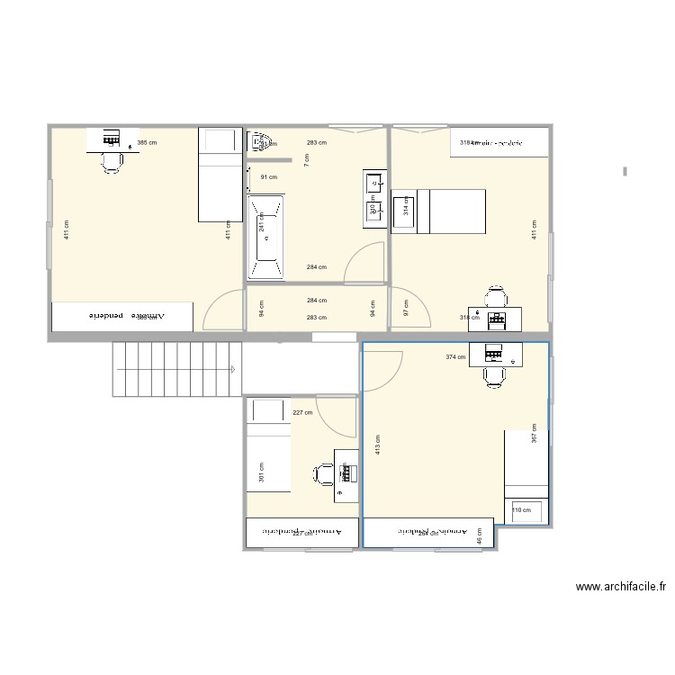 Étage magl. Plan de 0 pièce et 0 m2