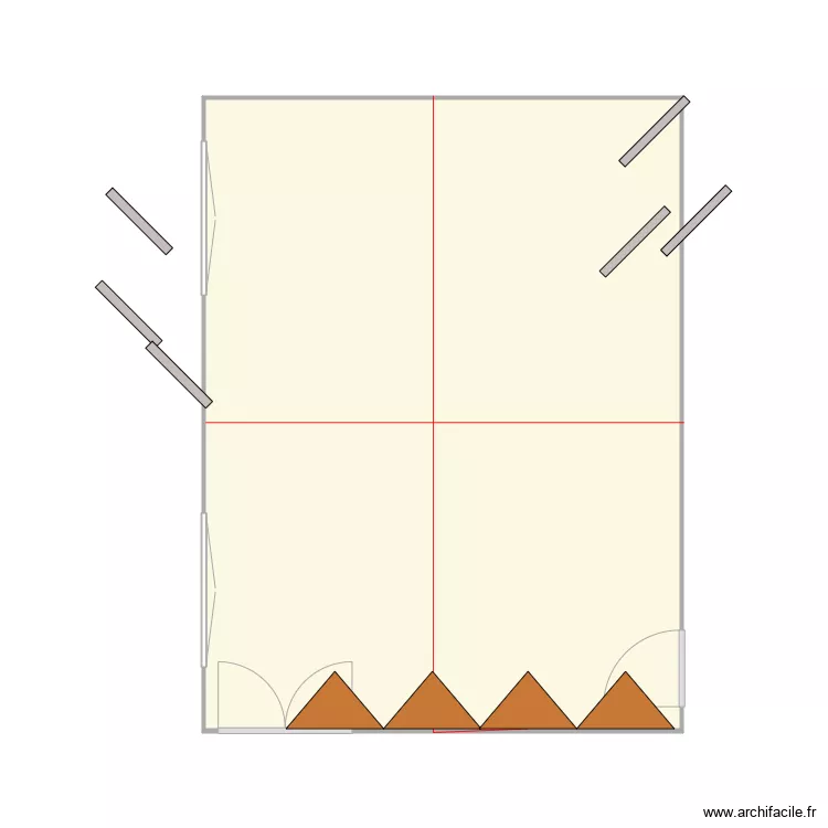 B217 b&acirc;ton rompu. Plan de 