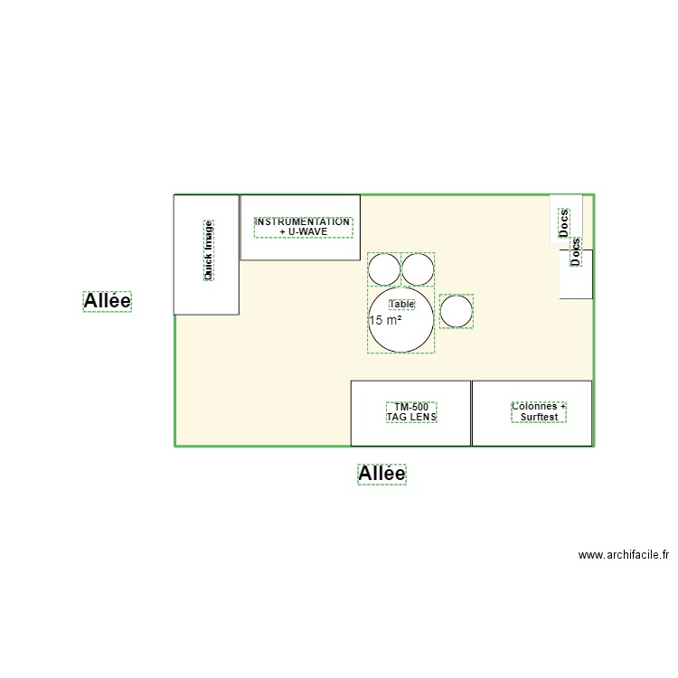 MSE2022. Plan de 1 pièce et 15 m2