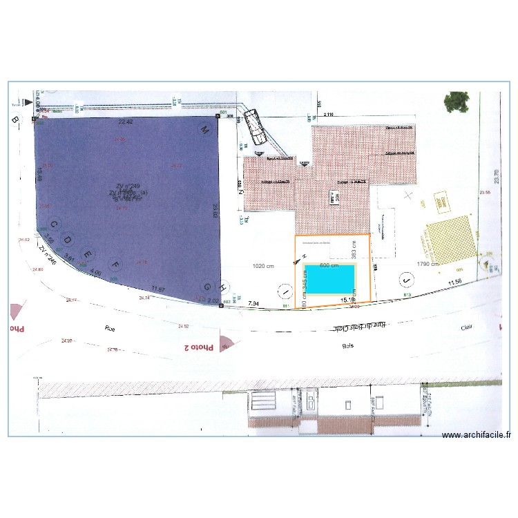 TRESTARD. Plan de 0 pièce et 0 m2
