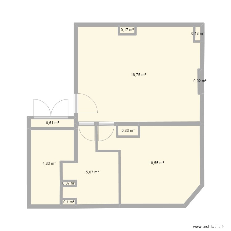 caudebec les elbeuf complet. Plan de 11 pièces et 40 m2