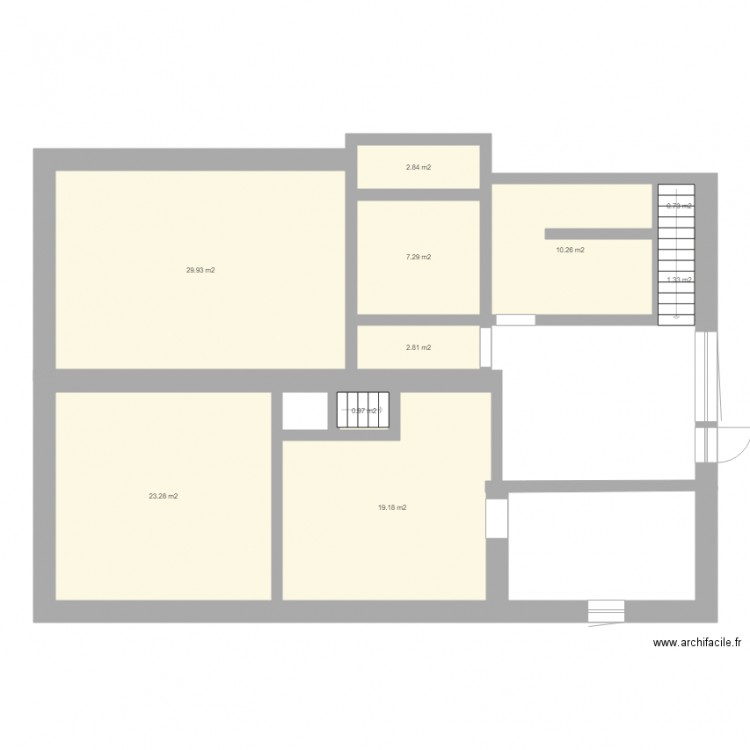 Maison Glun. Plan de 0 pièce et 0 m2